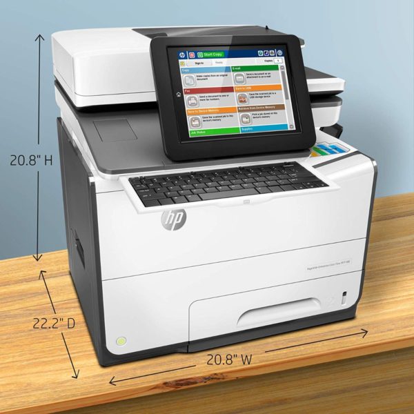 HP PageWide Enterprise Color Flow 586z Multi Function Printer - Image 3