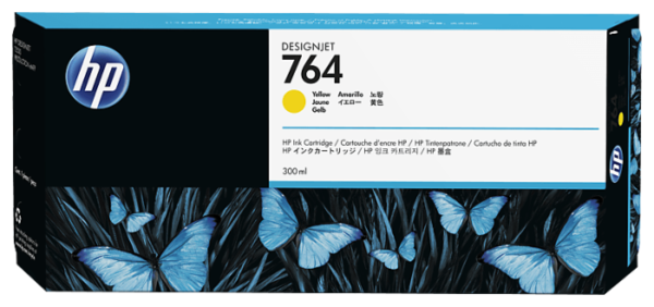 HP 764 300-ml Yellow Ink Cartridge