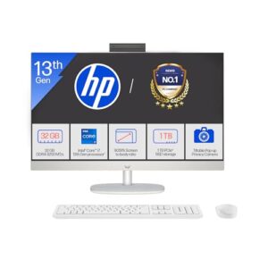 HP All-in-One, 13th Gen Intel Core i7-1355U (32GB DDR4, 1TB SSD) IPS, Three-Sided, Micro-Edge, Anti-Glare, FHD, 27''(68.6 cm), Win 11 Home, Office 24, 6.72kg, FHD Camera, 27-cr0068in